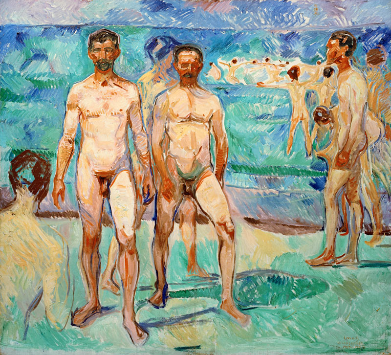 Men on the Beach from Edvard Munch