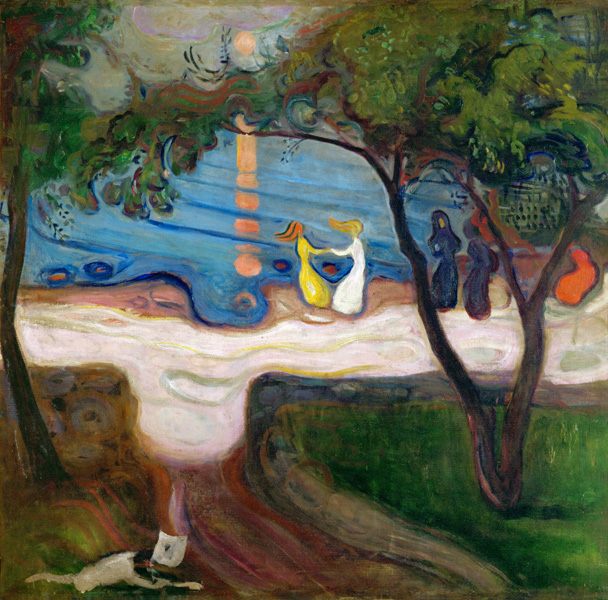 The Dance on the Shore. 1900/02 from Edvard Munch