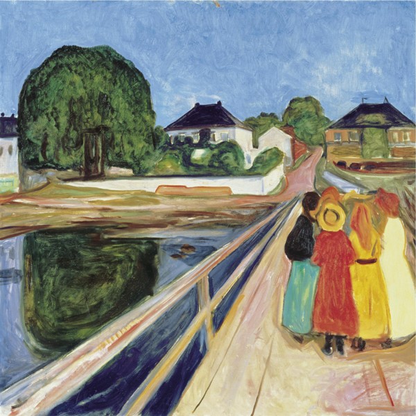 Girls on the bridge from Edvard Munch