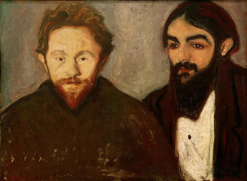 Paul Herrmann and Paul Contard from Edvard Munch