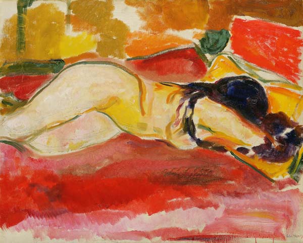 Reclining Female Nude from Edvard Munch