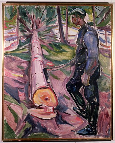 The Woodcutter  from Edvard Munch