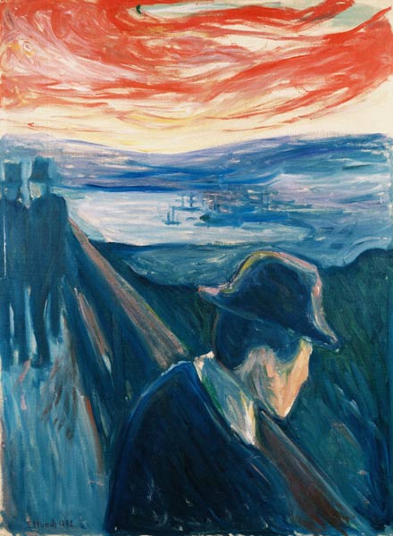 Desperation (1892) from Edvard Munch