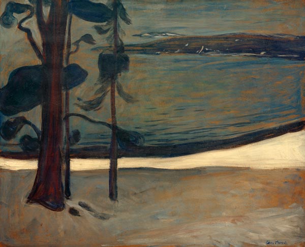 Winter in Nordstrand from Edvard Munch