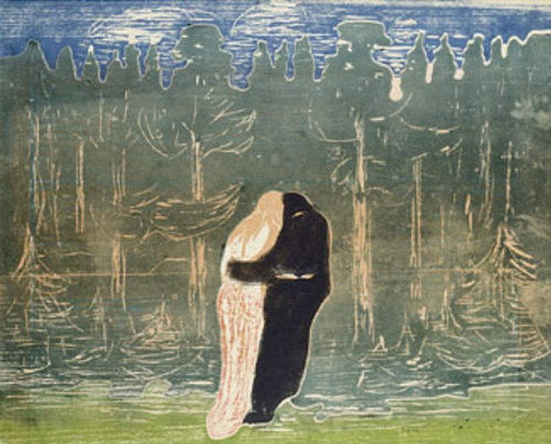 Zum Walde II from Edvard Munch