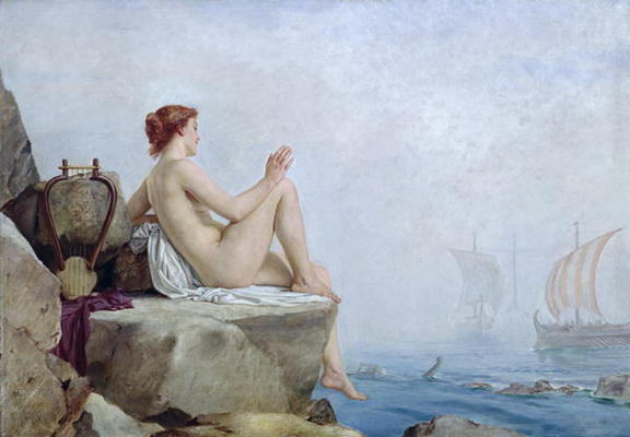 The Siren, 1888 (oil on canvas) from Edward Armitage