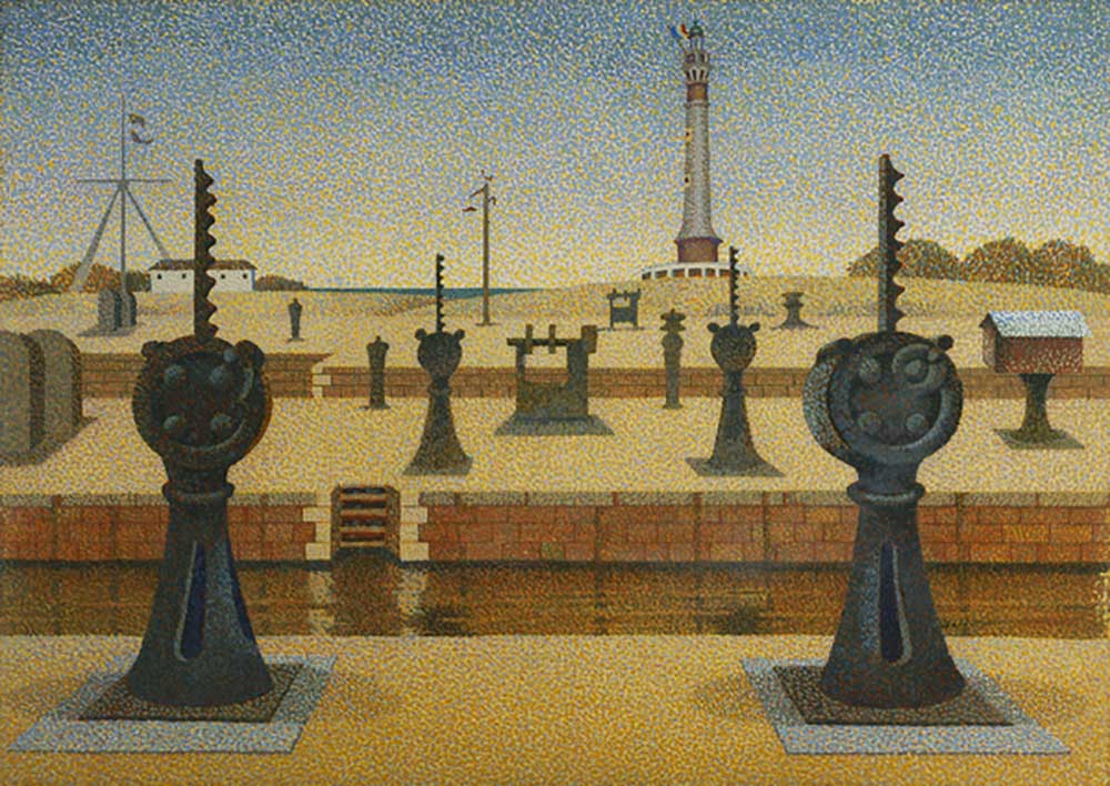 Ouistreham, Normandy, 1939 from Edward Alexander Wadsworth