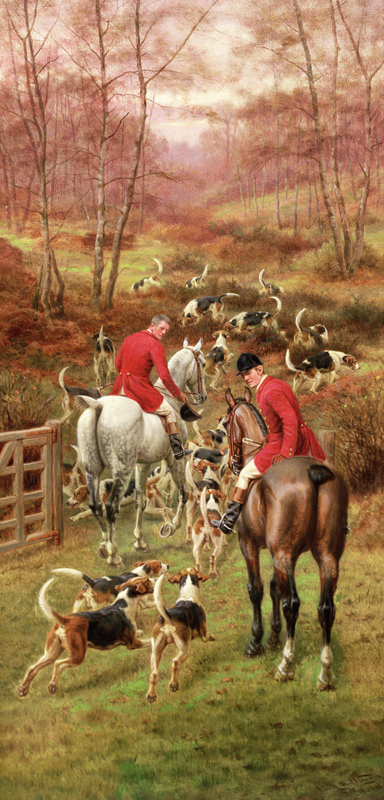 Hunting Scene from Edward Algernon Stuart Douglas