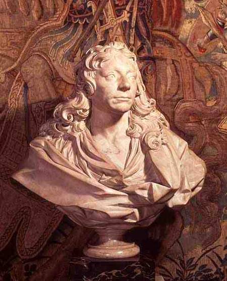 Portrait bust of Sir Christopher Wren (1632-1723) from Edward Pierce