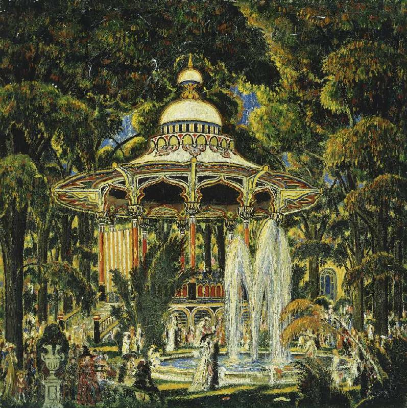 Pavillon im Central Park. from Edward Middleton Manigault