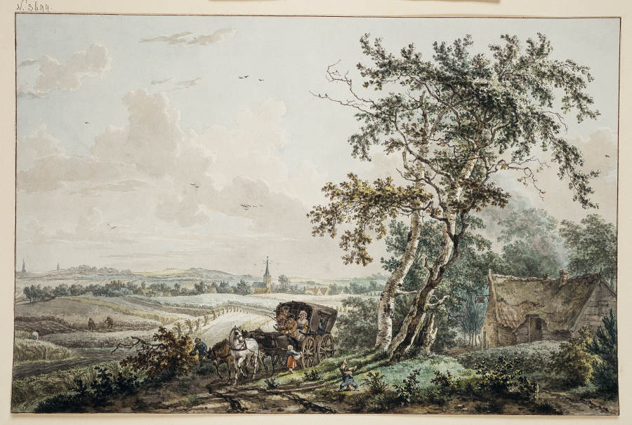 Landschaft bei Hilversum from Egbert van Drielst