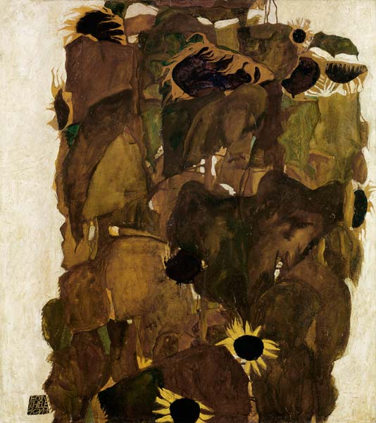 Sunflowers l from Egon Schiele