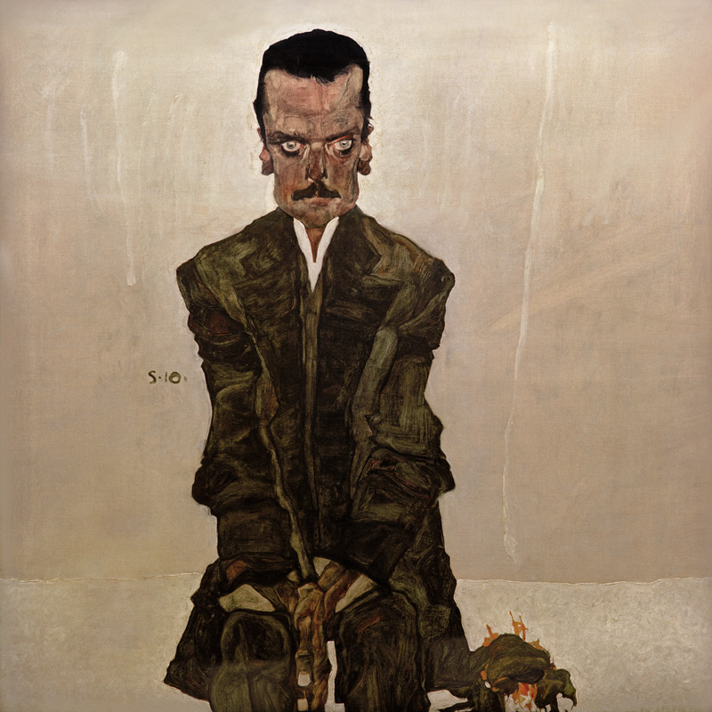 Portrait of the publisher Eduard Kosmack from Egon Schiele