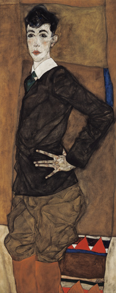 Portrait Erich Lederer from Egon Schiele