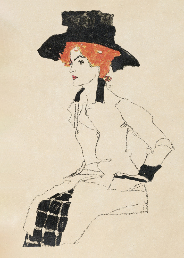 Portrait of a Woman 1910 from Egon Schiele