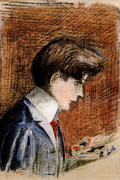 Self-portrait 1905 from Egon Schiele