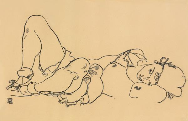 Laying woman II