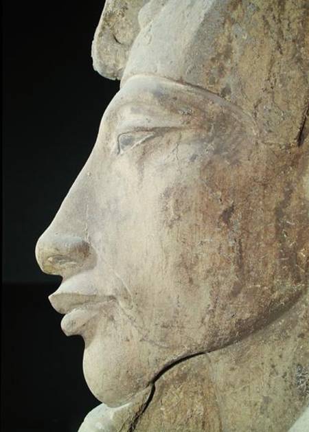 Bust of Amenophis IV (Akhenaten) (c.1364-1347 BC) from the Temple of Amun, Karnak from Egyptian