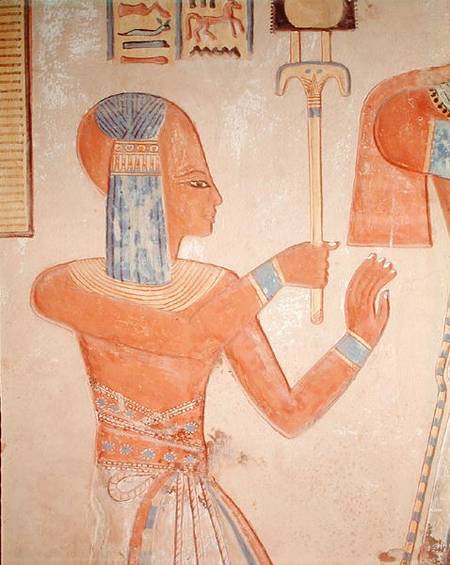 Portrait of the dead prince, from the Tomb of Amen-Her-Khepshef, Ramesside Period from Egyptian