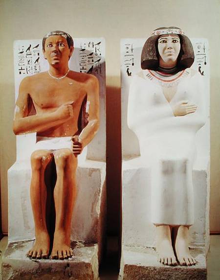 Rahotep and his Wife, Nofret from Egyptian