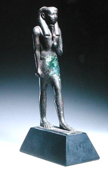 Statue of Amun, Third Intermediate Period from Egyptian