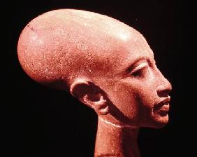 Portrait bust of a daughter of King Akhenaten (1353-1337 BC) c.1375 BC