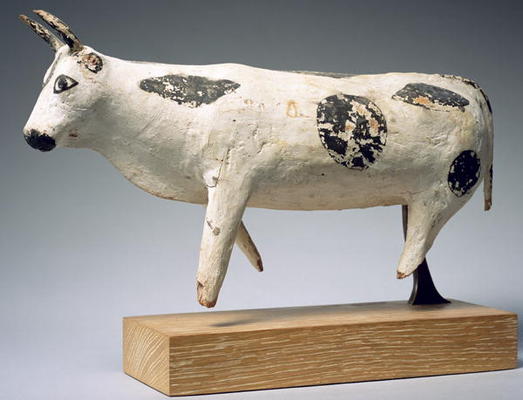 Bull or ox, Middle Kingdom (painted wood) from Egyptian 11th Dynasty