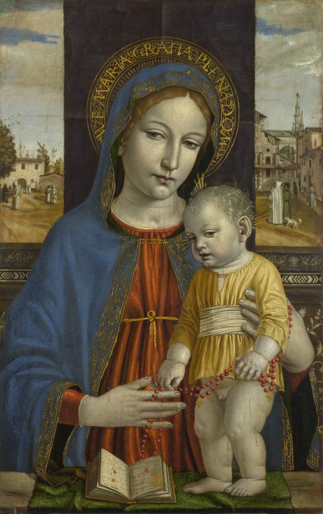 The Virgin and Child from eigentl. Ambrogio da Fossano um Bergognone