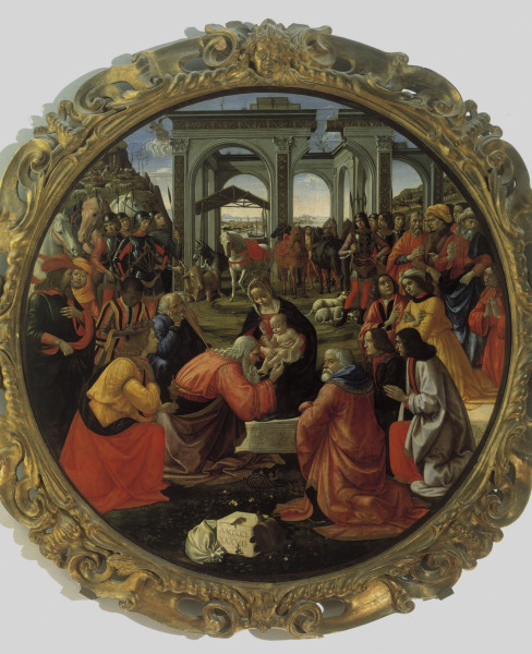 Adoration of the Kings from  (eigentl. Domenico Tommaso Bigordi) Ghirlandaio Domenico