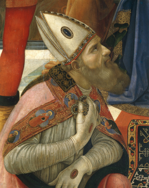 D.Ghirlandaio, St.Justus from  (eigentl. Domenico Tommaso Bigordi) Ghirlandaio Domenico
