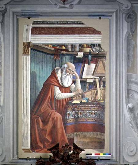 St. Jerome in his Study from  (eigentl. Domenico Tommaso Bigordi) Ghirlandaio Domenico