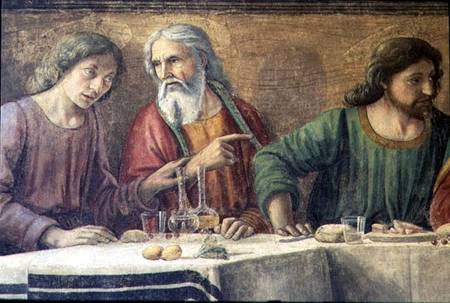 The Last Supper from  (eigentl. Domenico Tommaso Bigordi) Ghirlandaio Domenico