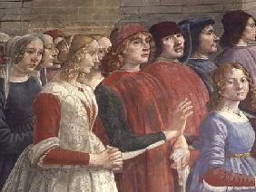 Florentine Onlookers, from the Cycle of St. Francis, Sassetti Chapel