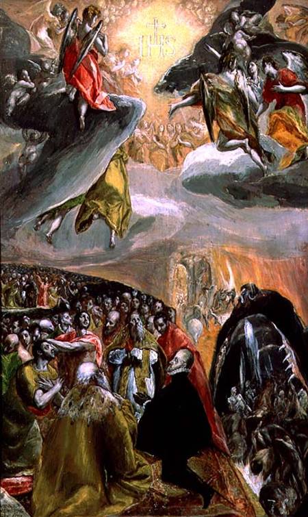 The Adoration of the Name of Jesus from El Greco (aka Dominikos Theotokopulos)