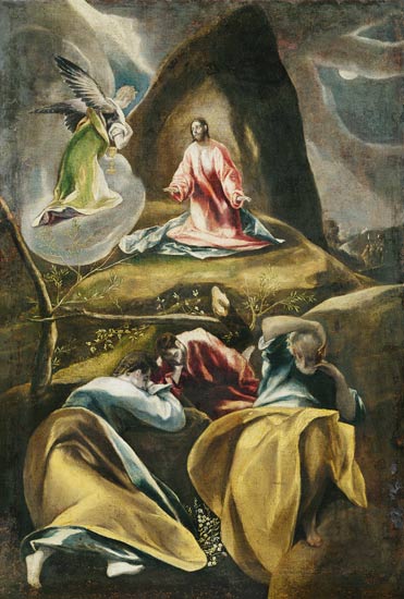 Christ in the Garden of Olives from El Greco (aka Dominikos Theotokopulos)