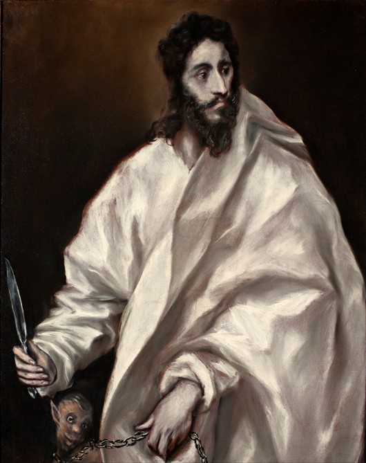 Saint Bartholomew from El Greco (aka Dominikos Theotokopulos)