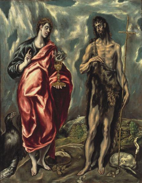 John the Baptist & Evangelist from El Greco (aka Dominikos Theotokopulos)