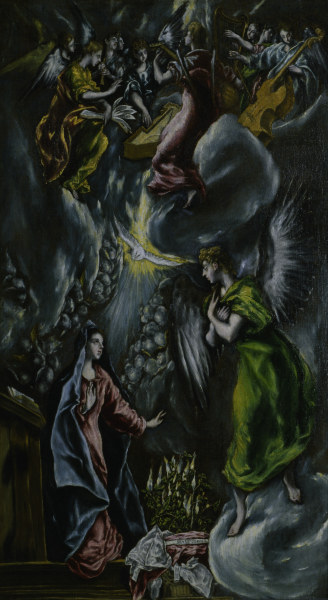 Annunciation to Mary from El Greco (aka Dominikos Theotokopulos)