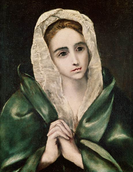 Mater dolerosa from El Greco (aka Dominikos Theotokopulos)