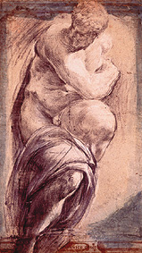Study to Michelangelos "The Day" from El Greco (aka Dominikos Theotokopulos)