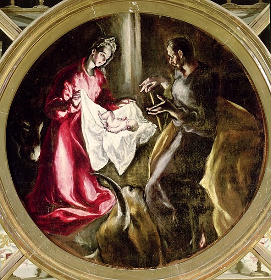 The Nativity, 1587-1614 from El Greco (aka Dominikos Theotokopulos)