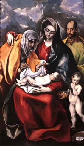 Holy Family with St. Anna and the little St. John Baptist