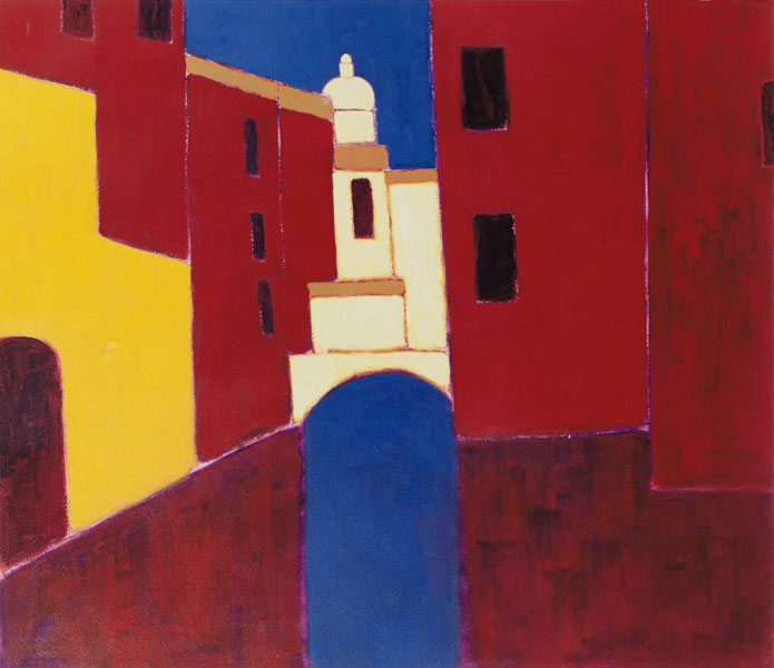 Rio in Cannaregio, Venice, 1999 (acrylic on paper)  from Eithne  Donne