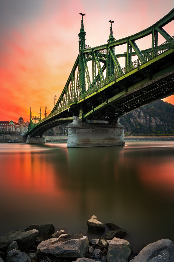 bridge to sunset from Elaad Zolberg