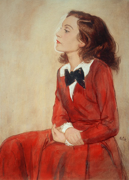 Elisabeth Bergner, Porträt from Emil Orlik