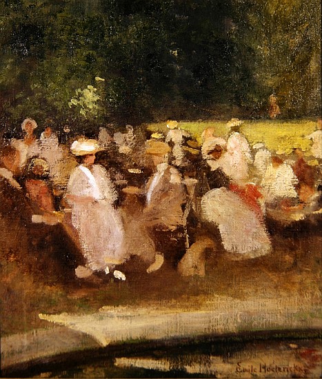 Summer in the Park, c.1881 from Emile Hoeterickx