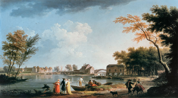 Vernet, View of Nogent-sur-Seine / 1764 from Emile Jean Horace Vernet