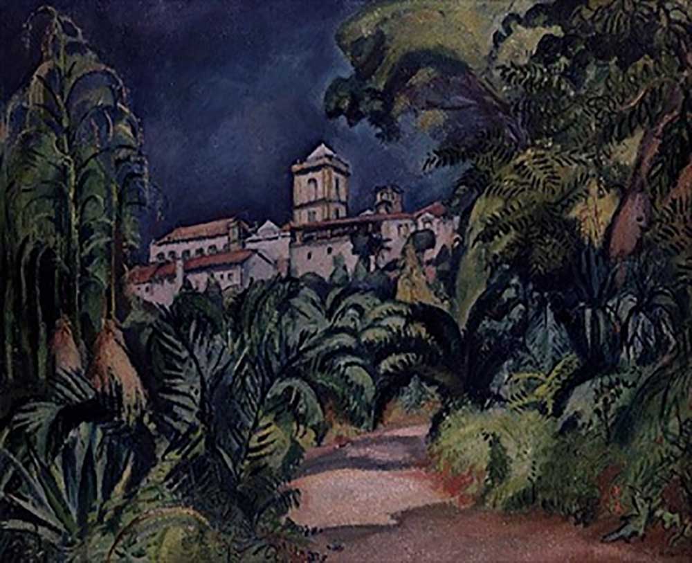 Jardins de lUniversite de Coimbra, Portugal from Emile Othon Friesz