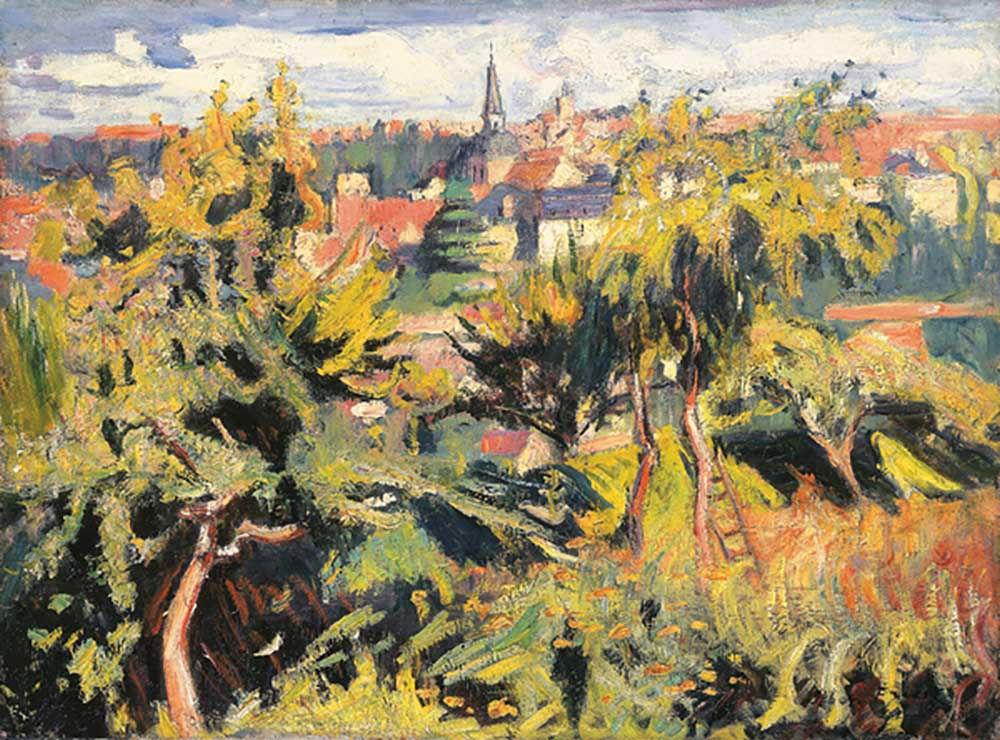 Small Town Behind Trees, 1904 from Emile Othon Friesz
