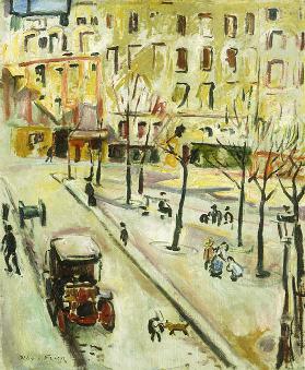Paris Street Scene; Scene de rue, Paris, 1907